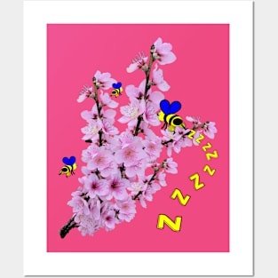 Bees and Flowers Posters and Art